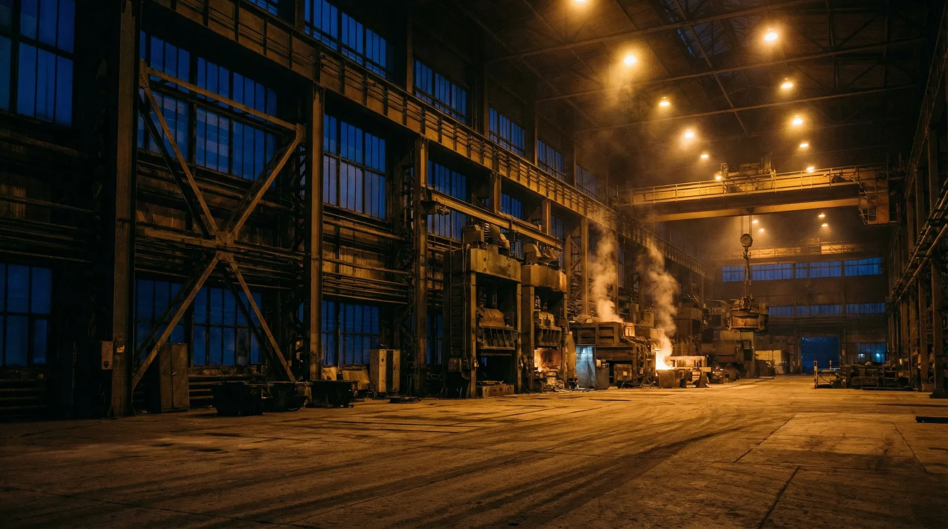 優和工業 重量物作業現場